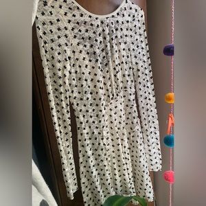 Free People Sheer Delight Mini Dress